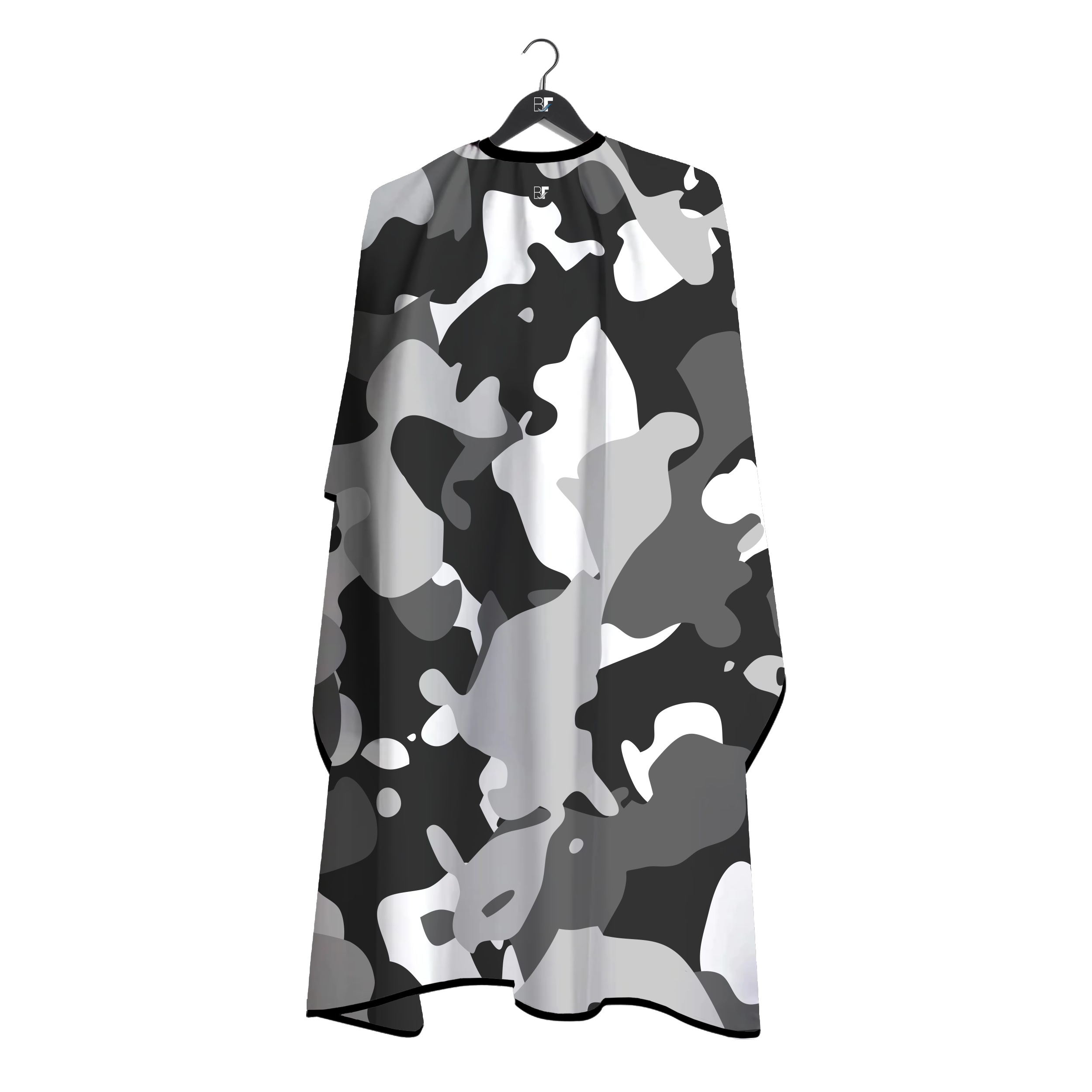 Barber Flow Camo Cape - Charcoal