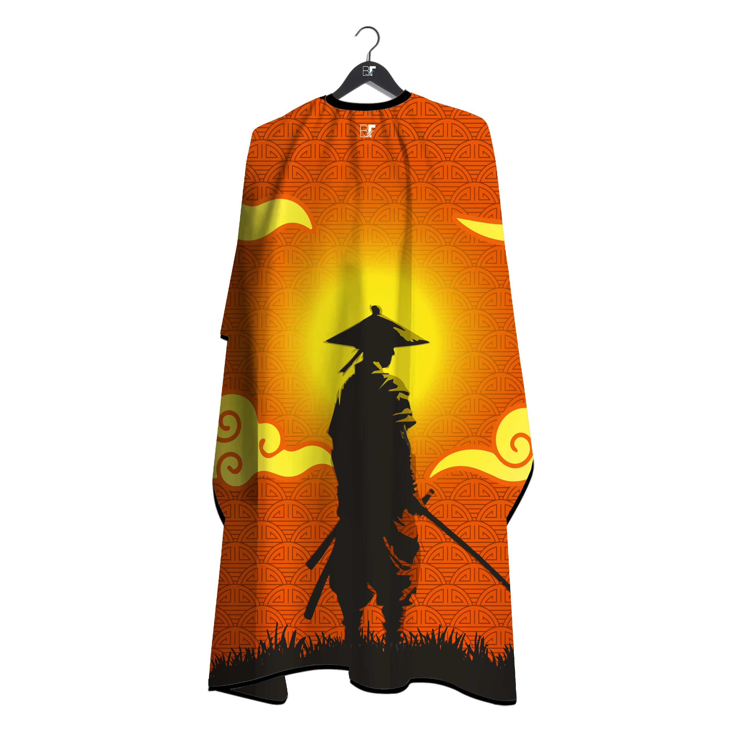 Barber Flow Samurai Sunrise Cape