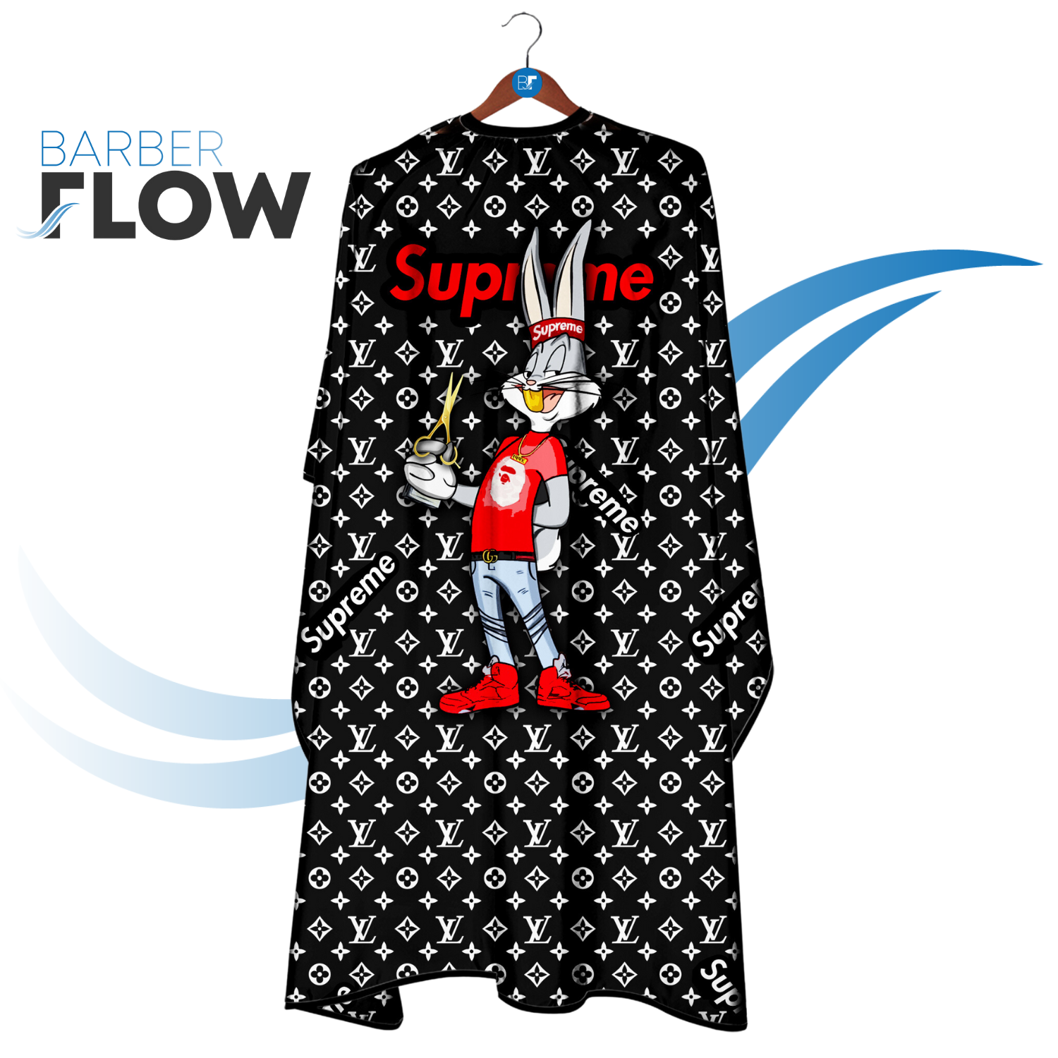 Barber Flow Bunny LV Cape